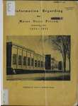 Information Regarding the Maine State Prison, Thomaston, Maine 1824-1953