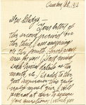 Letter 2: Edna St. Vincent Millay to Gladys Niles, October, 1912
