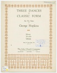 Three Dances in Classic Form : Gavotte