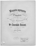 Minuetto Espressivo by William Sterndale Sir, Bennett