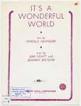 It's a wonderful world by Jan Savitt, Johnny Watson, and Adamson