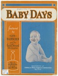 Baby Days : Waltz Song by Gus Haenschen and Rea Murphy