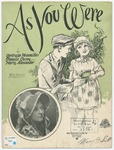 As You Were by Gertrude Heinmiller, Harry Alexander, Casey, and Barbelle