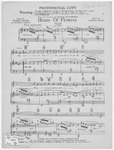 House of flowers by Harold Arlen