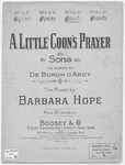 A Little Coon's Prayer by Barbara Hope and DeBurgh D'Arcy