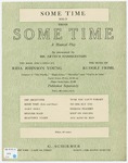 Some-Time by Rudolf Friml and Rida Johnson Young