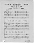 Judge's campaign Song by Charles Puerner and Henry Tyrrell