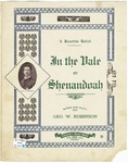 In the Vale of Shenandoah by Geo. W Robinson