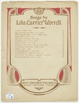 Song Of The Chimes : Cradle Song by Lola Carrier Worrell