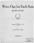 We're One For Uncle Sam by Antonette R Sabel and Robert Freeman