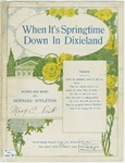 When Its Springtime Down In Dixieland by Bernard Appleton