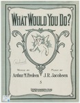 What Would You Do? by J.R Jacobsen, B.J Costello, and Fredeen
