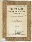 Go To Sleep, My Dusky Baby : Lullaby