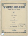 Two Little Girls In Blue