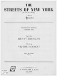 The Streets of New York (In Old New York)