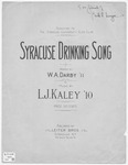 Syracuse Drinking Song