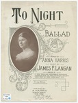 Tonight by James F. Langan and Anna Harris