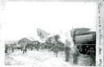 Train Wreck on Veazie Tracks, 1895 by Northeast Archives of Folkore and Oral History