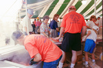 Maine Lobster Festival Volunteers Serving Lobster