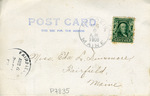 Real Post Card to Eda Dinsmore