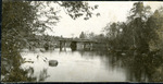 Old Cedar Bridge, Seboeis Stream by Joseph Emery Smart Jr.