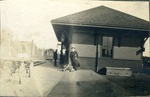 Ethel Owen at Enfield Railroad Station