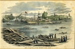 View of Oldtown, on the Penobscot River, Maine