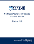 MF039 Traditional Music of Maine Project Collection by Special Collections, Raymond H. Fogler Library, University of Maine