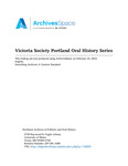 MF140 Victoria Society Portland Oral History Series