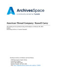 MF055 American Thread Company / Russell Carey
