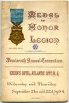 Medal of Honor Legion Fourteenth Annual Convention Booklet (cover)