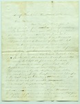 Letter from Frank L. Lemont to Samuel R. Lemont, March 15, 1862