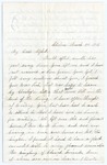 Letter from Harriet N. Merriam to Frank L. Lemont, March 8, 1863