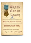 Medal of Honor Legion Fourteenth Annual Convention Booklet by Unknown