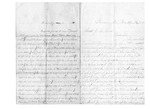 Letter from Hiram S. Davis and Hannah Davis to Lieutenant J. L. Ham, April 16, 1880