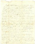 Partial Undated Letter from Frank L. Lemont to Samuel R. Lemont (1862?)