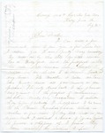 Letter from Charles Warner to his Mother Mrs. Almon Warner, August 20, 1863
