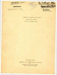 Report of Prisoner of War Labor, 1944 Potato Harvest, Aroostook County, Maine