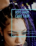 The University of Maine's Black Student Union Flyer for Hair Care Fair