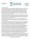 University of Maine Counseling Center Letter of Commitment to Racial and Social Justice