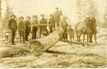 Yard Crew at Packard's Camps, Onawa, Maine