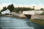 New Meadows River, Maine, Rush of the Tide at Gurnet Bridge
