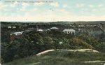Lewiston, Maine, View of Bates College from Mt. David
