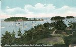 Portland, Maine, Portland and Boston Yacht Clubs at Five Island