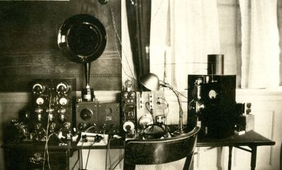 WLBZ Early Radio Equipment 