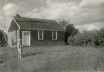 Winslow, Maine, The Old Red School by Franklin Eaton