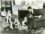 James J. Braddock with His Family by Associated Press