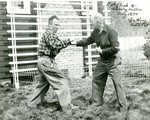Charley Miller Sparring with Doc Almy of the Boston Post