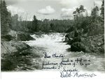 Maine River Scene Autographed by DeWitt Mackenzie by Associated Press