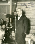 Clem Norton at the Microphone